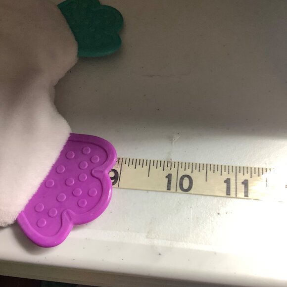 Cribmates Baby Unicorn Teether Plush Toy Soft Lil Dreamer Design 9” Multicolor - Picture 5 of 7